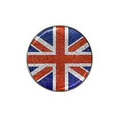 England Flag Grunge Style Print Golf Ball Marker 4 Pack (for Hat Clip) by dflcprints