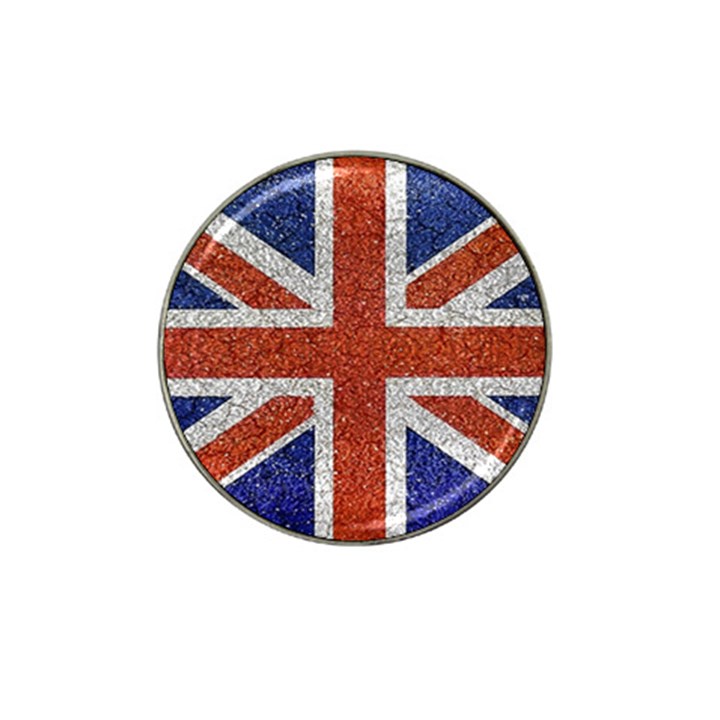 England Flag Grunge Style Print Golf Ball Marker 4 Pack (for Hat Clip)