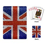 England Flag Grunge Style Print Playing Cards Single Design Back