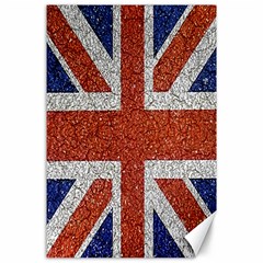 England Flag Grunge Style Print Canvas 24  X 36  (unframed) by dflcprints