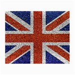 England Flag Grunge Style Print Glasses Cloth (Small, Two Sided) Front