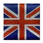 England Flag Grunge Style Print Face Towel Front