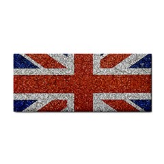 England Flag Grunge Style Print Hand Towel by dflcprints