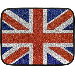 England Flag Grunge Style Print Mini Fleece Blanket (two Sided) by dflcprints