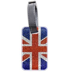 England Flag Grunge Style Print Luggage Tag (two Sides) by dflcprints