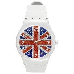 England Flag Grunge Style Print Plastic Sport Watch (medium) by dflcprints