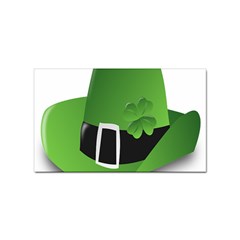 Irish Shamrock Hat152049 640 Sticker (rectangle) by Colorfulart23