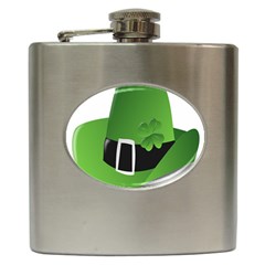 Irish Shamrock Hat152049 640 Hip Flask by Colorfulart23