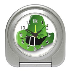 Irish Shamrock Hat152049 640 Desk Alarm Clock by Colorfulart23