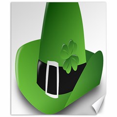 Irish Shamrock Hat152049 640 Canvas 8  X 10  (unframed) by Colorfulart23