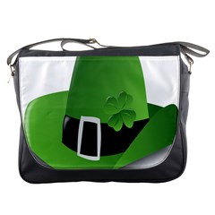 Irish Shamrock Hat152049 640 Messenger Bag by Colorfulart23