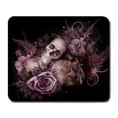 Skulls & Roses Large Mouse Pad (rectangle)