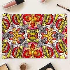 Crazy Lip Abstract Cosmetic Bag (xxl) by OCDesignss