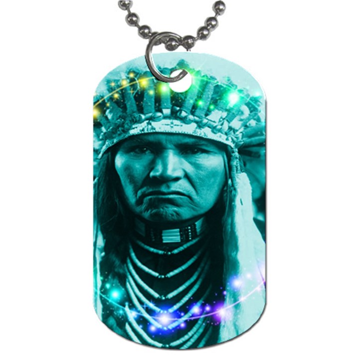 Magical Indian Chief Dog Tag (One Sided)