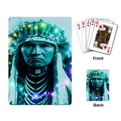 Magical Indian Chief Playing Cards Single Design by icarusismartdesigns