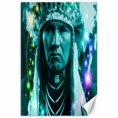 Magical Indian Chief Canvas 24  X 36  (unframed) by icarusismartdesigns