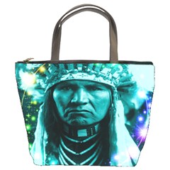 Magical Indian Chief Bucket Handbag by icarusismartdesigns