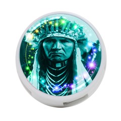 Magical Indian Chief 4-port Usb Hub (one Side) by icarusismartdesigns