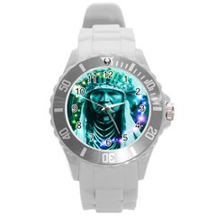 Magical Indian Chief Plastic Sport Watch (large) by icarusismartdesigns