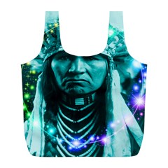 Magical Indian Chief Reusable Bag (l) by icarusismartdesigns