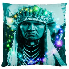 Magical Indian Chief Standard Flano Cushion Case (one Side) by icarusismartdesigns