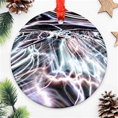 Solar Tide Round Ornament by icarusismartdesigns