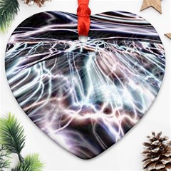 Solar Tide Heart Ornament by icarusismartdesigns