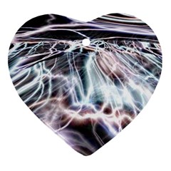 Solar Tide Heart Ornament (two Sides) by icarusismartdesigns