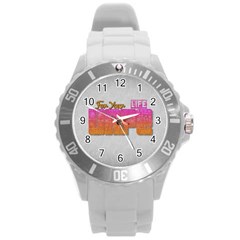 Vape For Your Life Abstract  Plastic Sport Watch (large) by OCDesignss