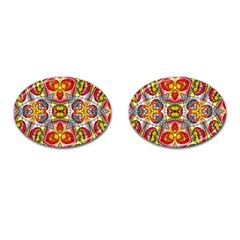 Crazy Lip Abstract Cufflinks (oval) by OCDesignss