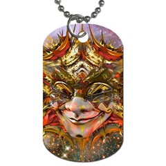 Star Clown Dog Tag (two-sided)  by icarusismartdesigns