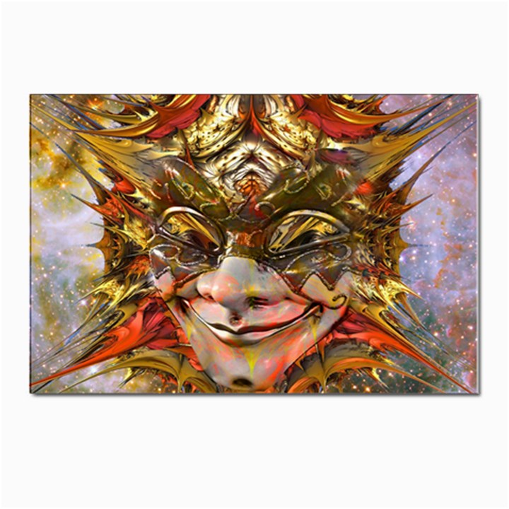 Star Clown Postcards 5  x 7  (10 Pack)