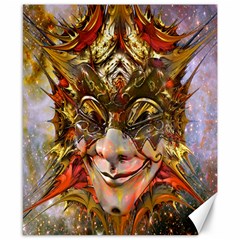 Star Clown Canvas 8  X 10  (unframed) by icarusismartdesigns