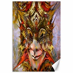 Star Clown Canvas 12  X 18  (unframed) by icarusismartdesigns