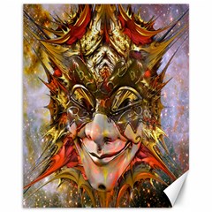 Star Clown Canvas 11  X 14  (unframed) by icarusismartdesigns