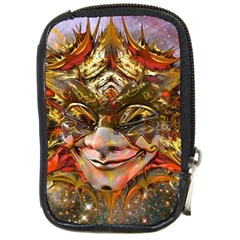 Star Clown Compact Camera Leather Case by icarusismartdesigns