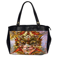 Star Clown Oversize Office Handbag (two Sides) by icarusismartdesigns