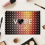 Vape Retro Pattern  Cosmetic Bag (Large) Front