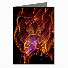 Electric Tiger By Saprillika Greeting Card by saprillika