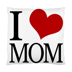 I Heart Mom Cushion Case (two Sided) 