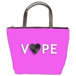 Vape Heart Bucket Handbag Front