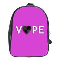 Vape Heart School Bag (large) by OCDesignss