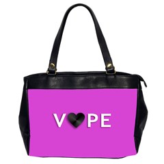 Vape Heart Oversize Office Handbag (two Sides) by OCDesignss