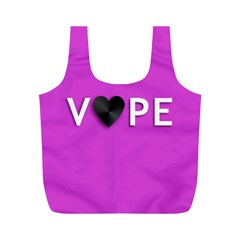 Vape Heart Reusable Bag (m) by OCDesignss