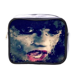 Abstract Grunge Jessie J  Mini Travel Toiletry Bag (one Side) by OCDesignss