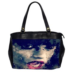 Abstract Grunge Jessie J  Oversize Office Handbag (two Sides) by OCDesignss