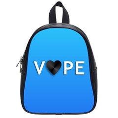 Vape Heart  School Bag (small) by OCDesignss