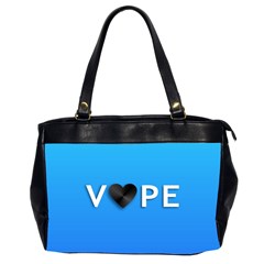 Vape Heart  Oversize Office Handbag (two Sides) by OCDesignss