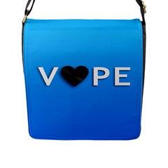 Vape Heart  Flap Closure Messenger Bag (large) by OCDesignss