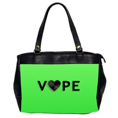 Vape Heart Oversize Office Handbag (two Sides) by OCDesignss